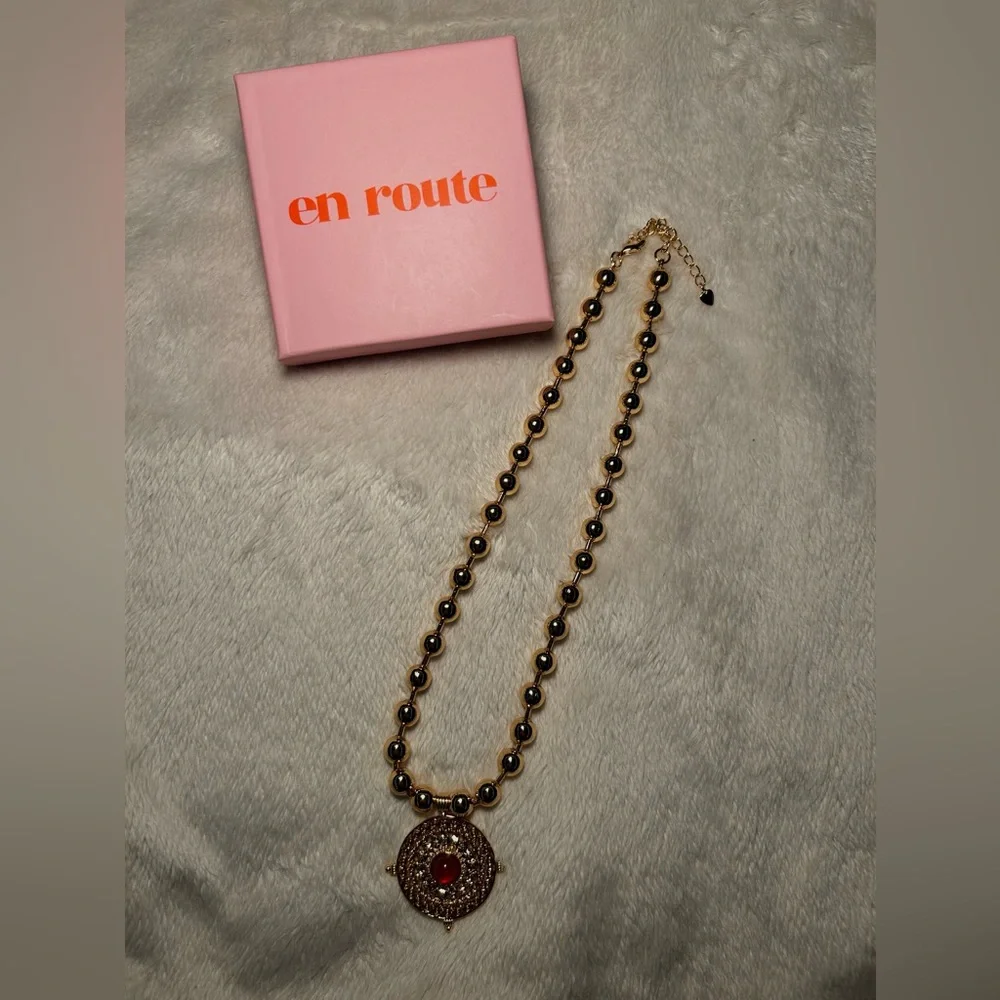 Carnelian stone necklace 🐦‍🔥 - Picture 2 of 2